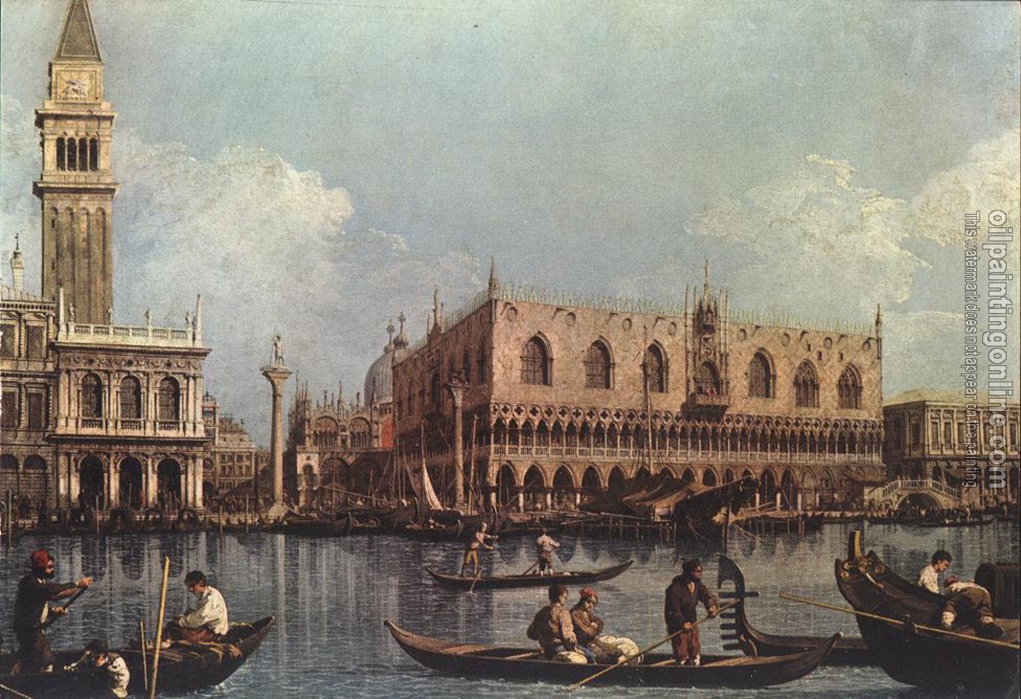 Canaletto - View of the Bacino di San Marco, St Mark's Basin